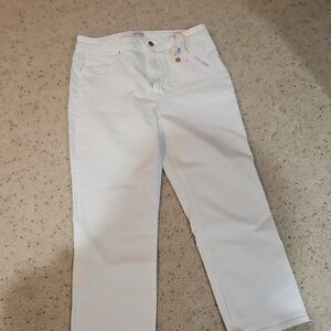 DRIFTWOOD Women's Straight Leg Cream Jeans